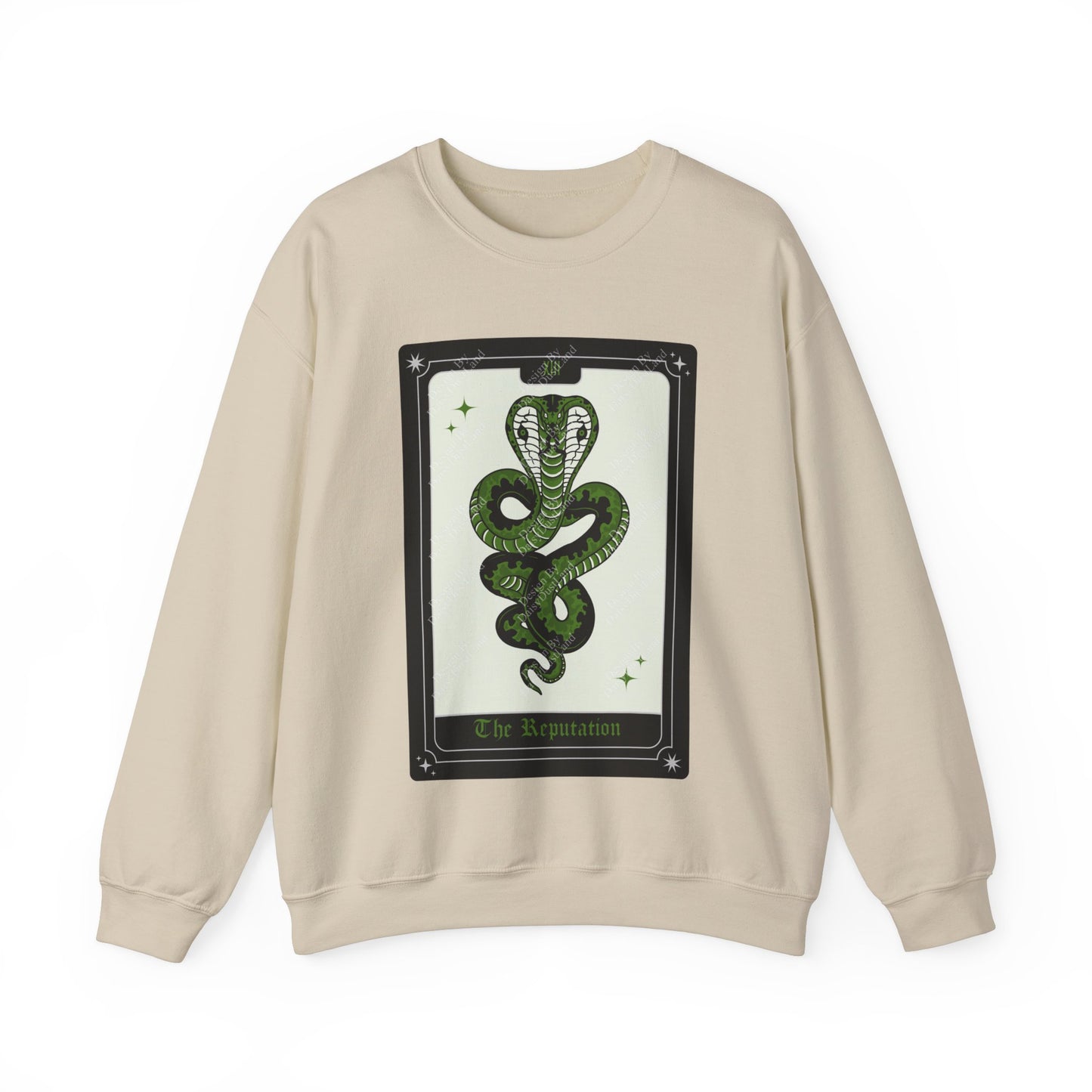 The Reputation Tarot Card Style Snake Crewneck