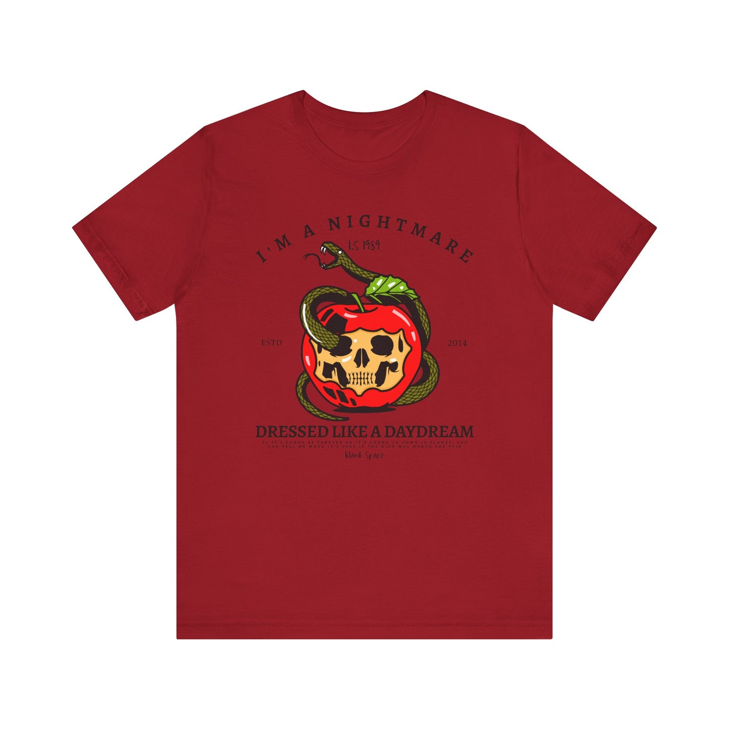 Blank Space Skull Apple Halloween Edition Tee