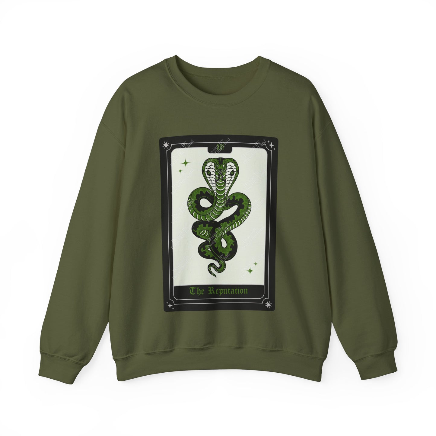 The Reputation Tarot Card Style Snake Crewneck