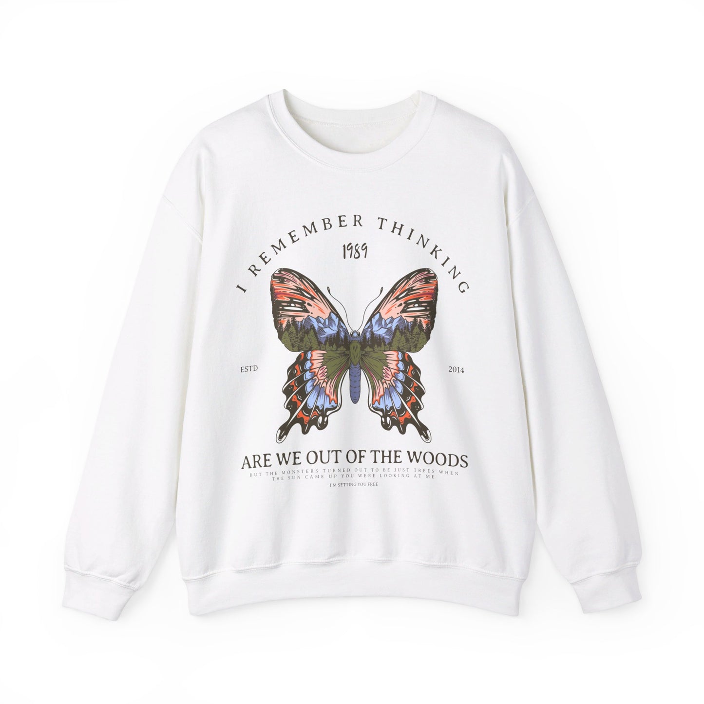 Out Of The Woods Butterfly Forest Sweatshirt