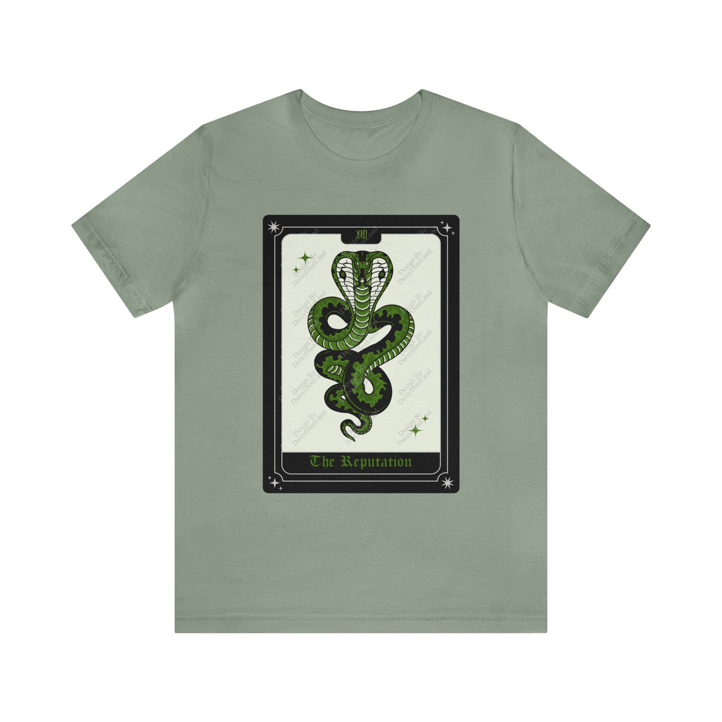 The Reputation Tarot Card Style Snake Tee