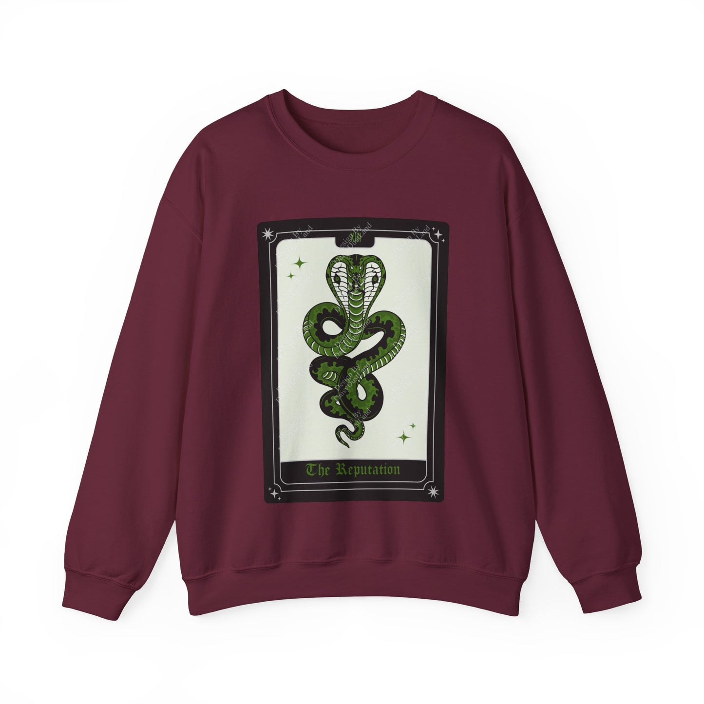 The Reputation Tarot Card Style Snake Crewneck