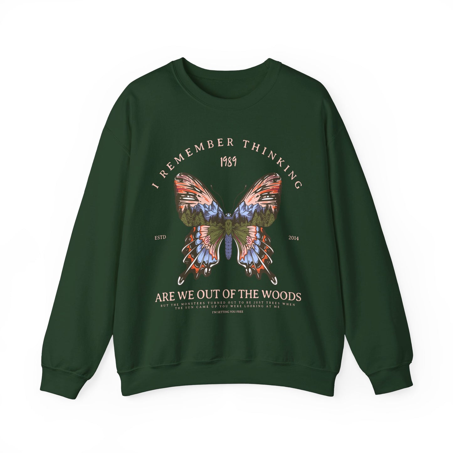 Out Of The Woods Butterfly Forest Sweatshirt