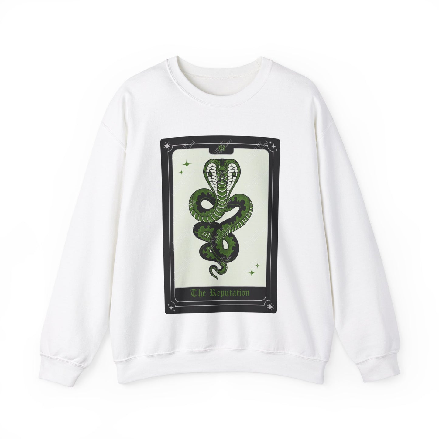 The Reputation Tarot Card Style Snake Crewneck