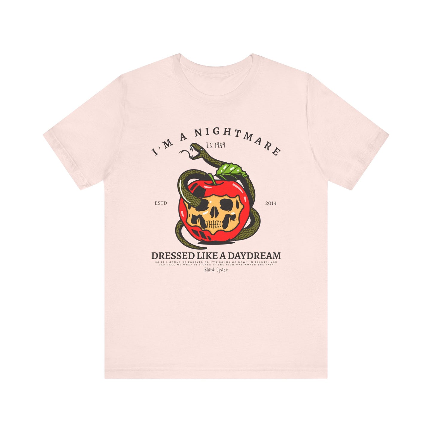 Blank Space Skull Apple Halloween Edition Tee