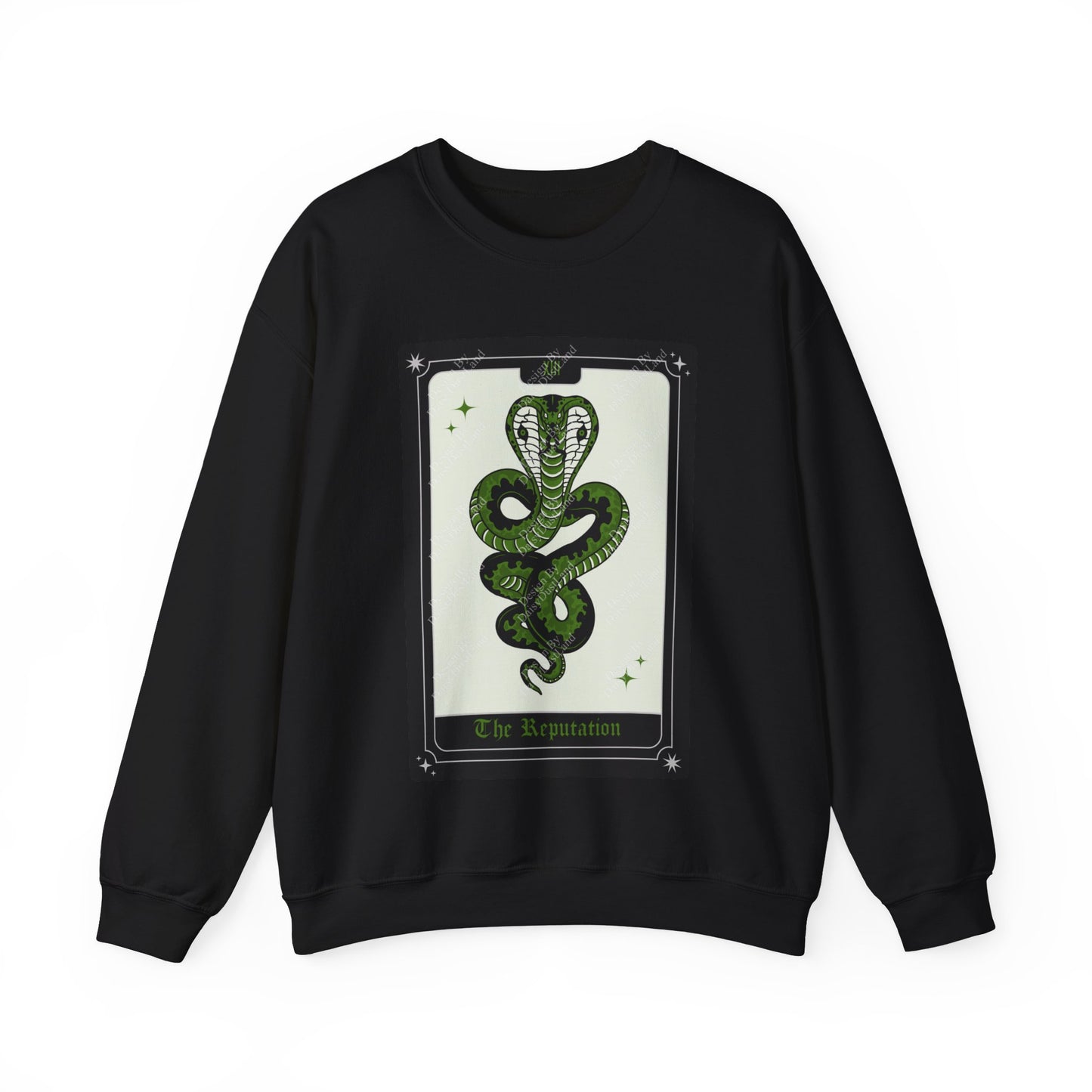 The Reputation Tarot Card Style Snake Crewneck