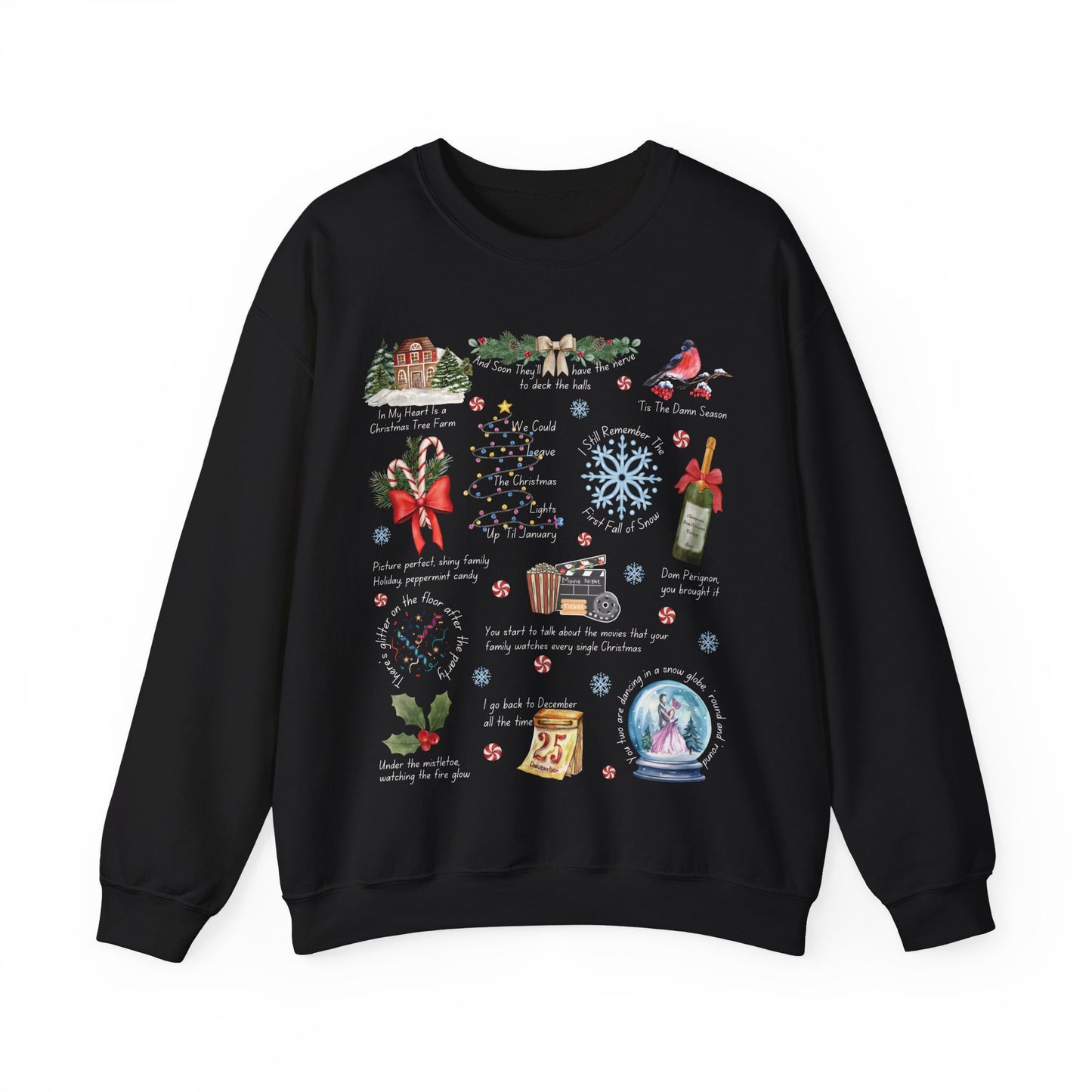 Swiftmas Christmas Songs Collection Sweatshirt