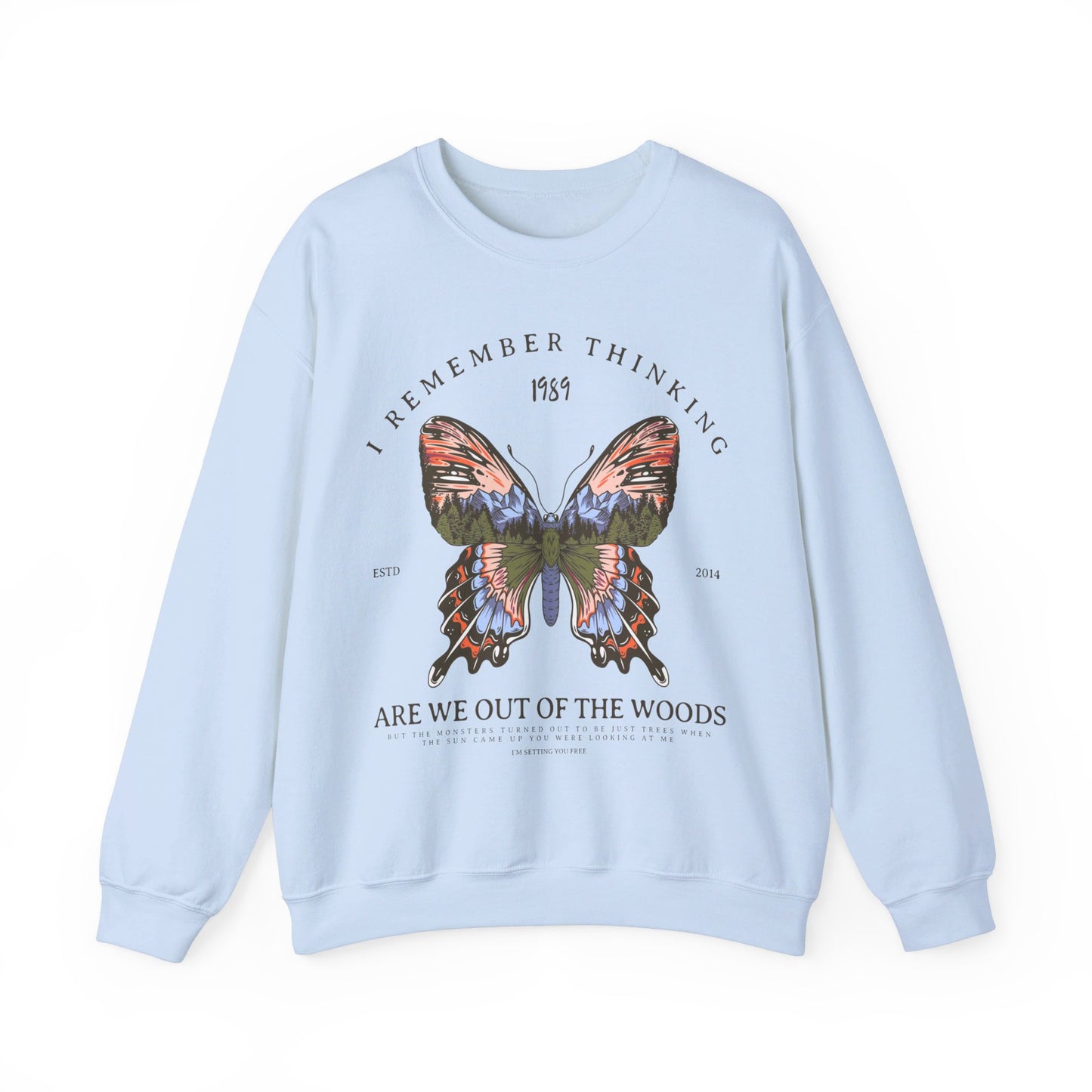 Out Of The Woods Butterfly Forest Sweatshirt