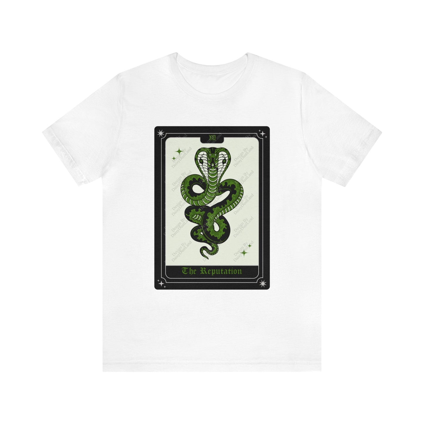 The Reputation Tarot Card Style Snake Tee