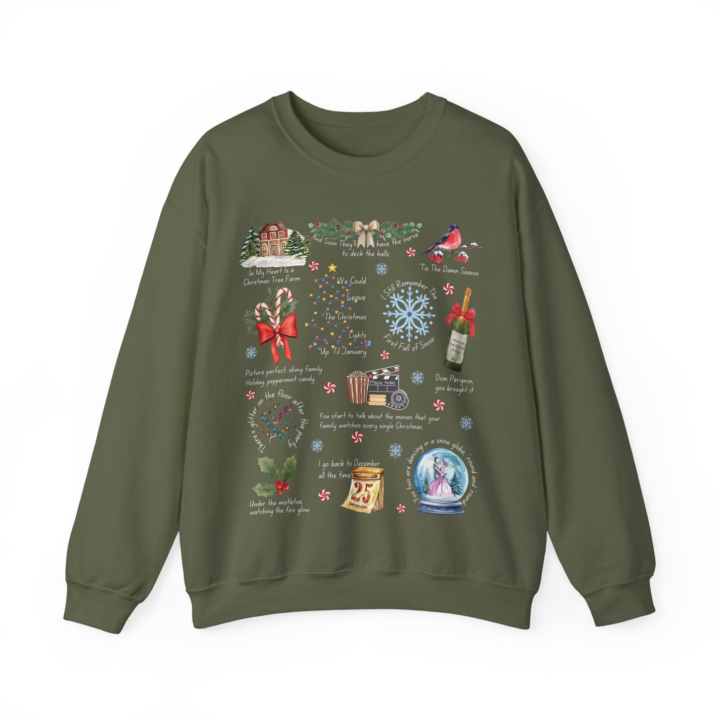 Swiftmas Christmas Songs Collection Sweatshirt