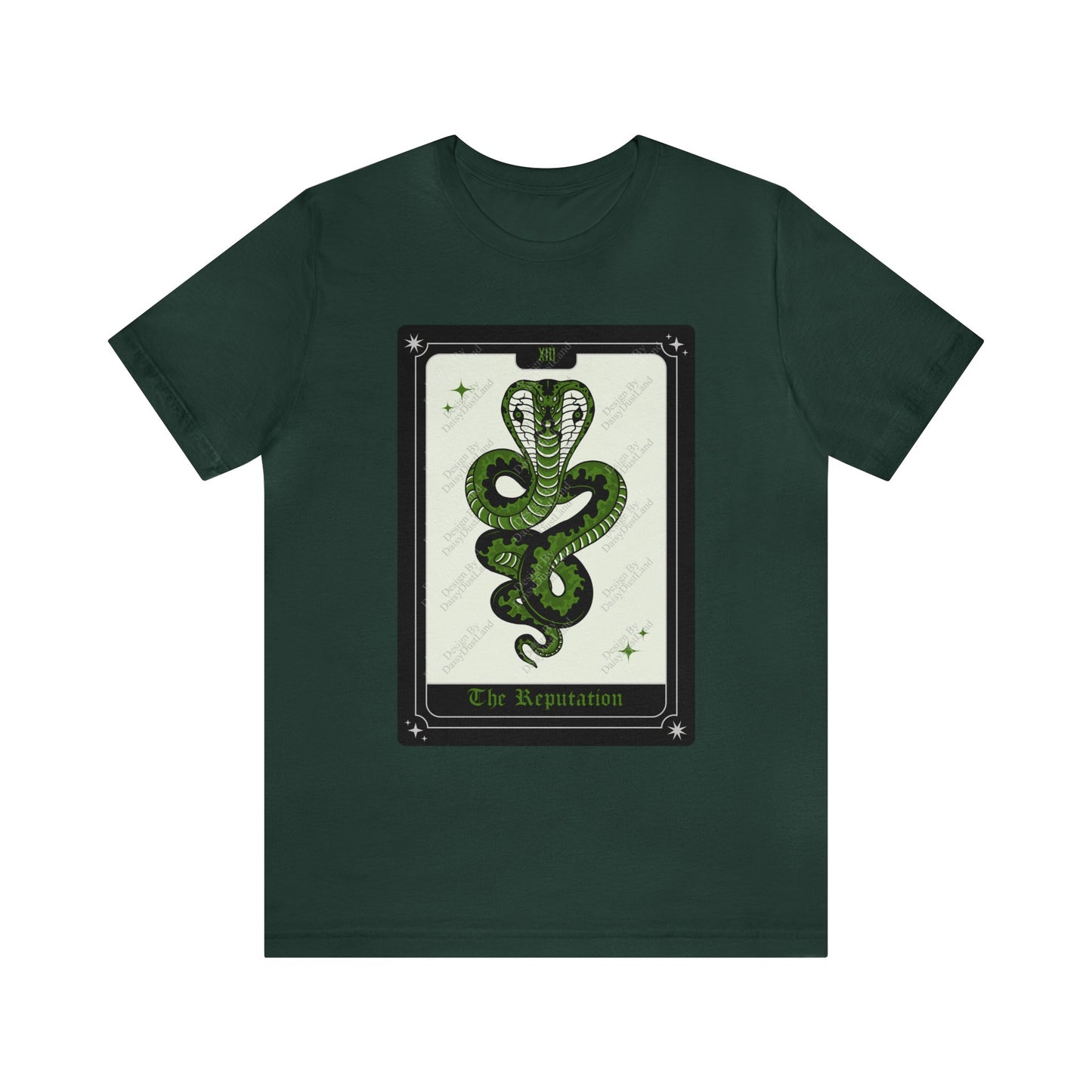 The Reputation Tarot Card Style Snake Tee