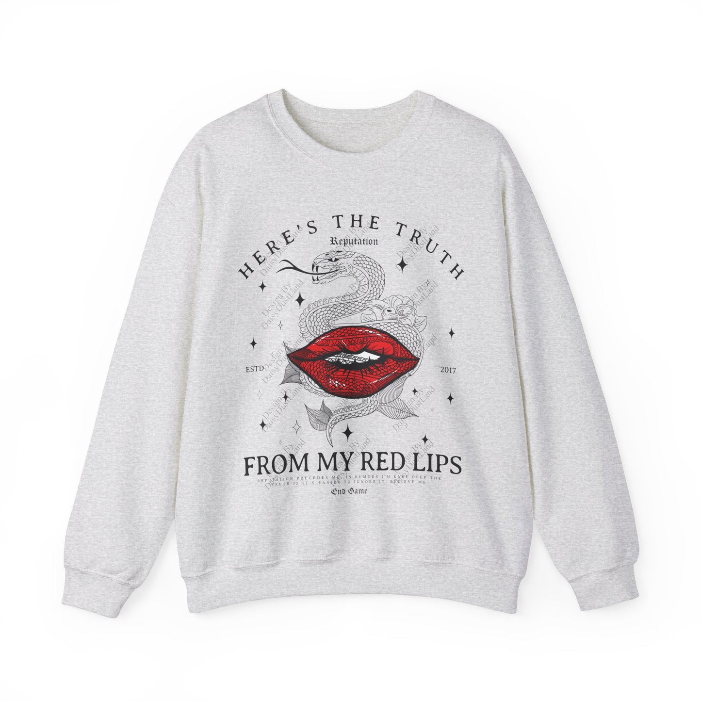 Here Is The Truth From My Red Lips Rep End Game Sweatshirt