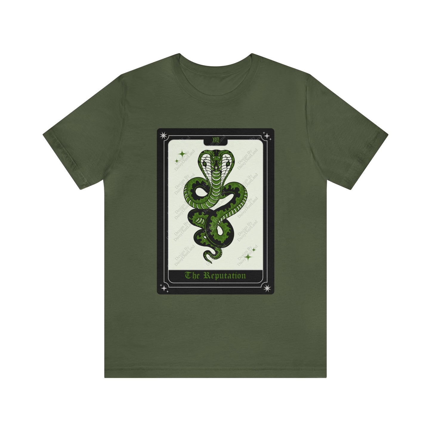 The Reputation Tarot Card Style Snake Tee