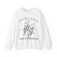 Delicate Floral Heart Rep Sweatshirt