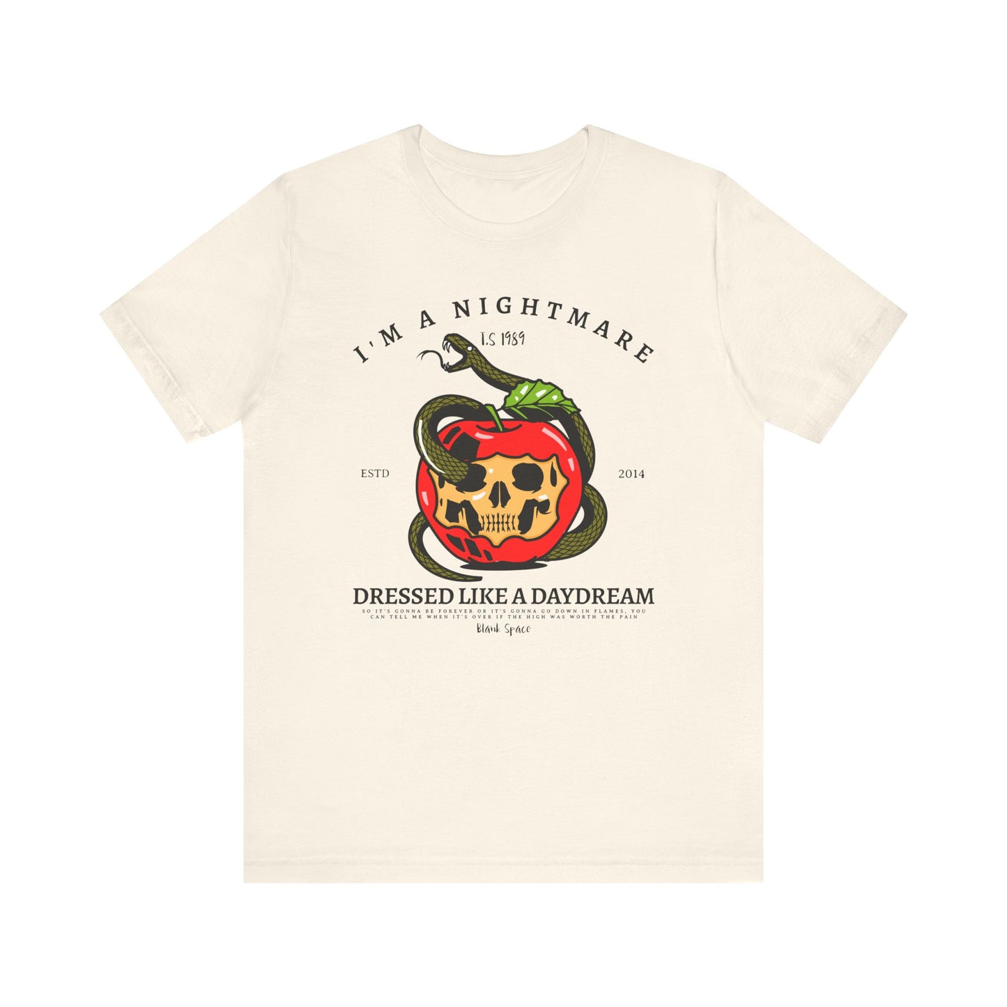 Blank Space Skull Apple Halloween Edition Tee