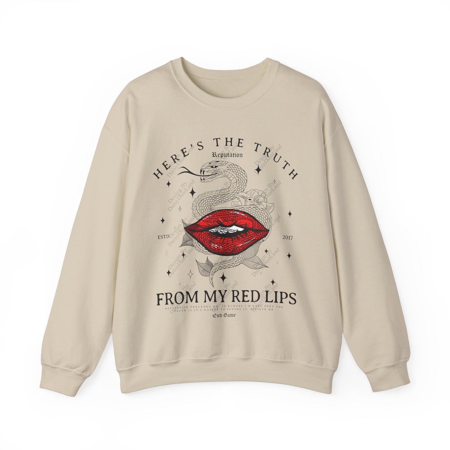 Here Is The Truth From My Red Lips Rep End Game Sweatshirt