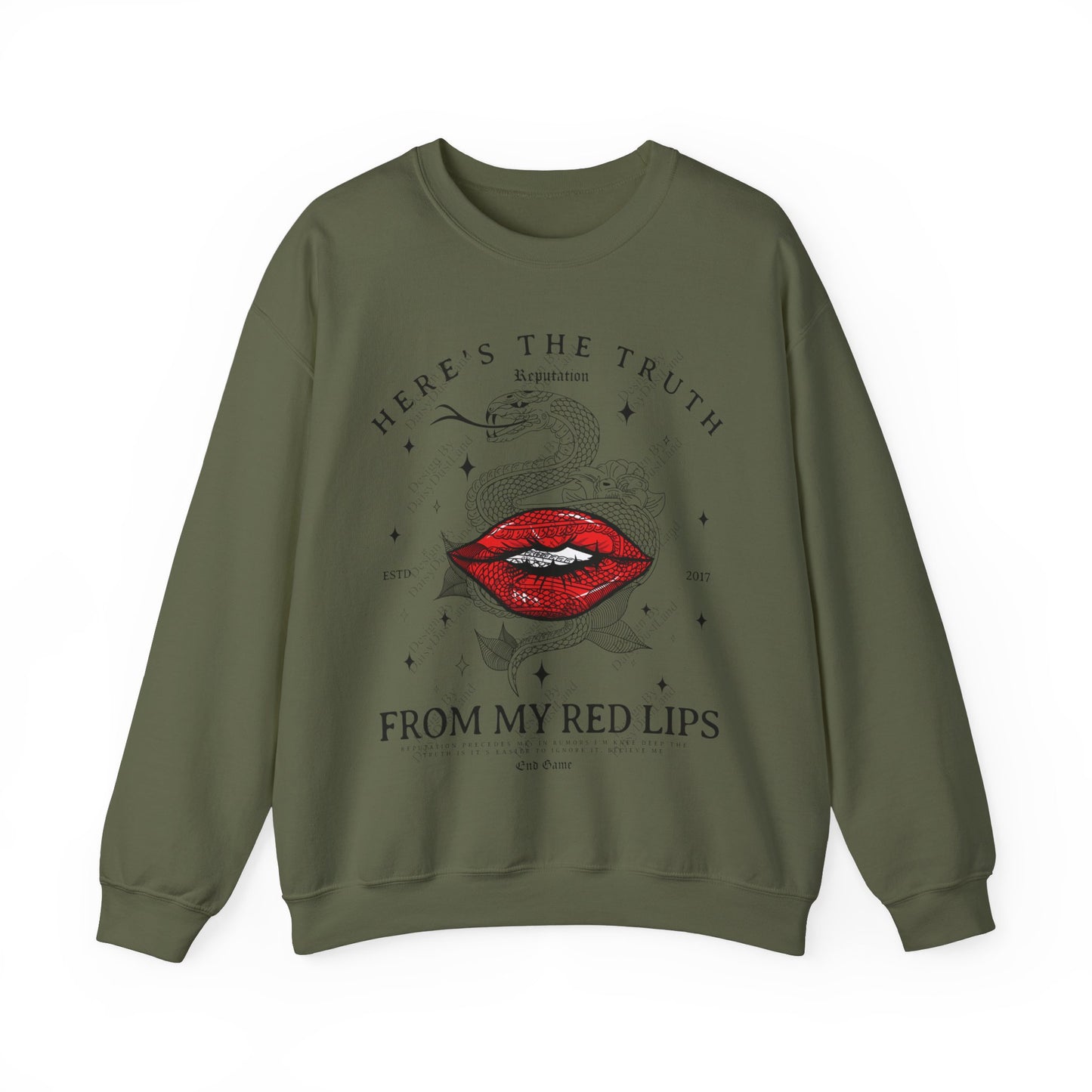 Here Is The Truth From My Red Lips Rep End Game Sweatshirt