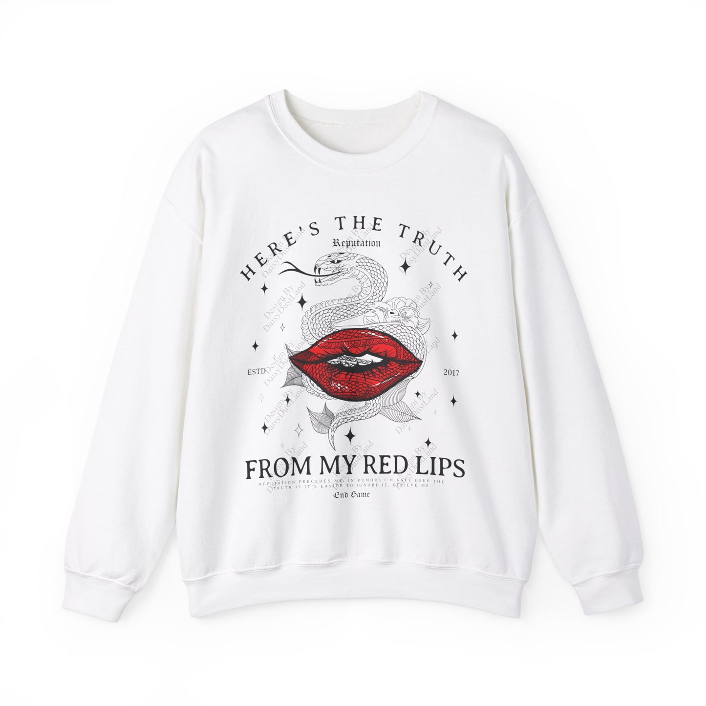 Here Is The Truth From My Red Lips Rep End Game Sweatshirt