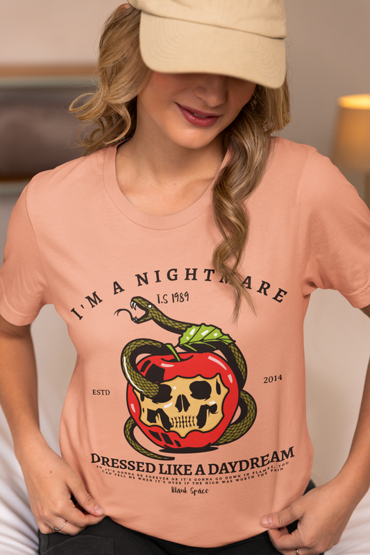 Blank Space Skull Apple Halloween Edition Tee