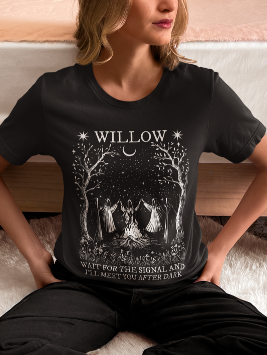 Willow Wait For The Signal and I'll Meet You After Dark Vintage Shirt