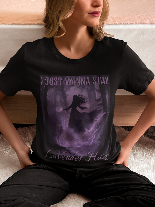 Woman Silhouette In The Lavender Haze Shirt