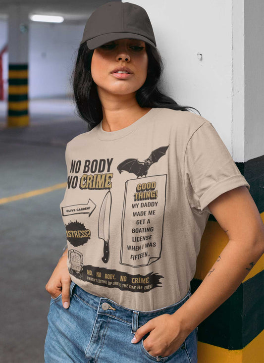 No Body No Crime Halloween Edition Tee