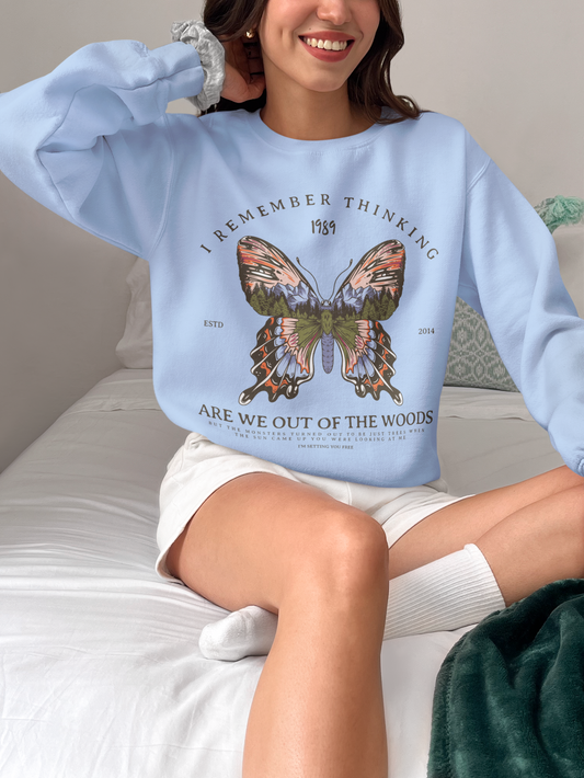 Out Of The Woods Butterfly Forest Sweatshirt