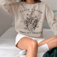 Delicate Floral Heart Rep Sweatshirt