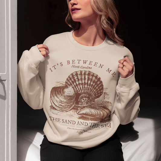 Carolina Song Seashells Graphic Sweatshirt