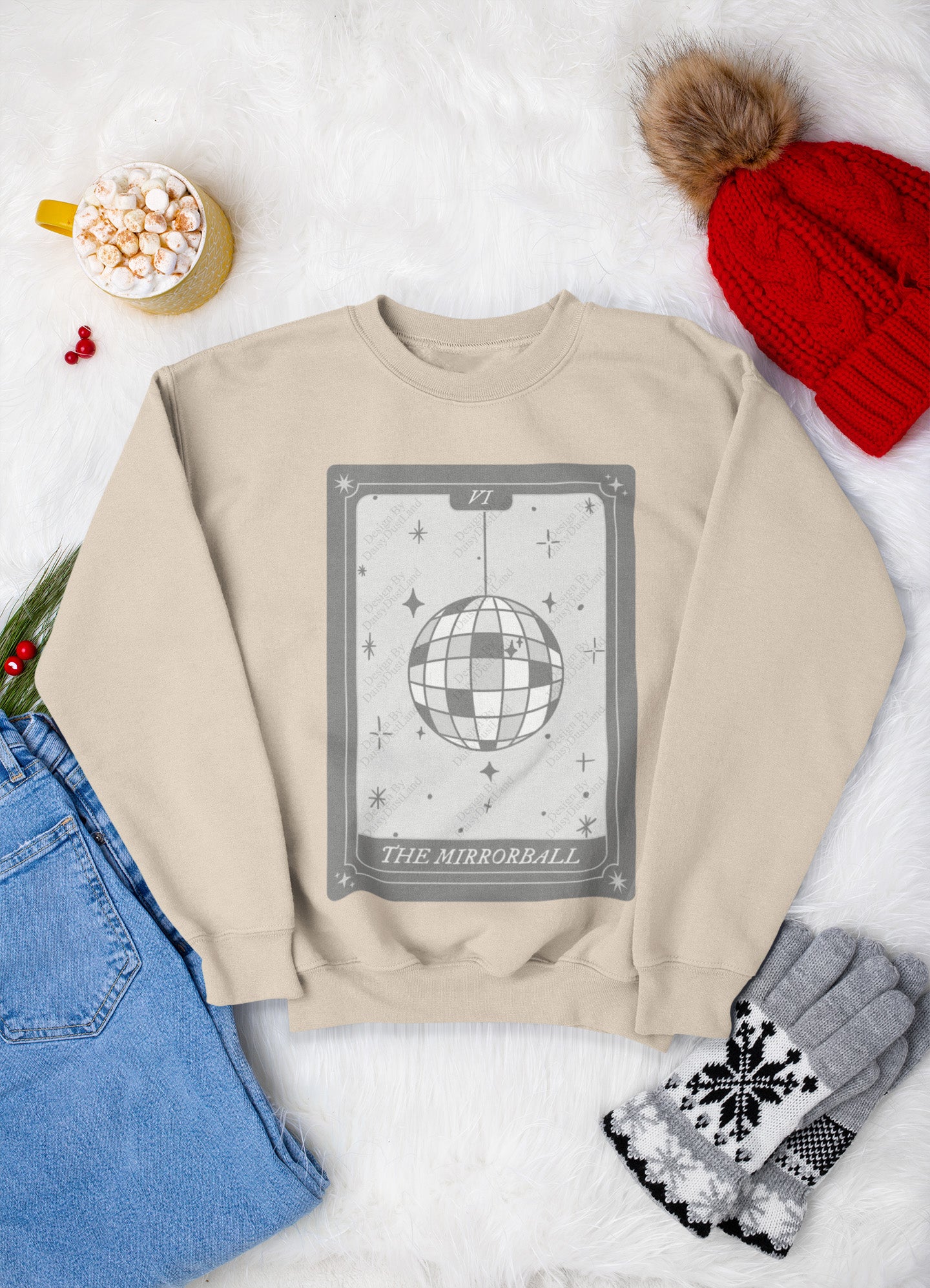 The Mirrorball Tarot Card Themed Sweatshirt