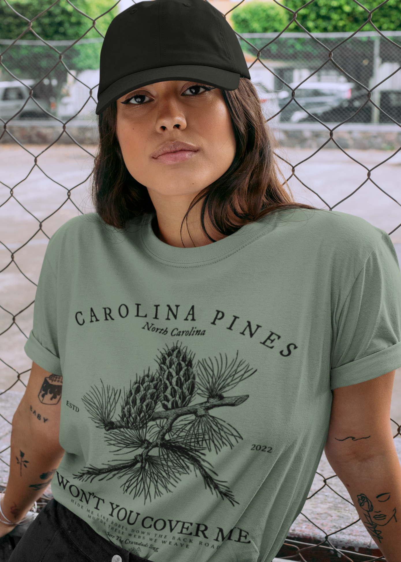 Carolina Song Pines Graphic T-shirt