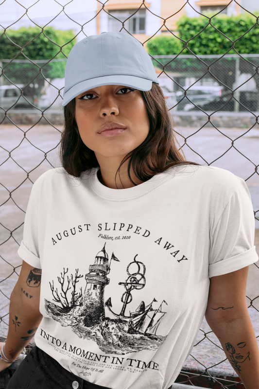 August Slipped Away Nautical Lighthouse Tee