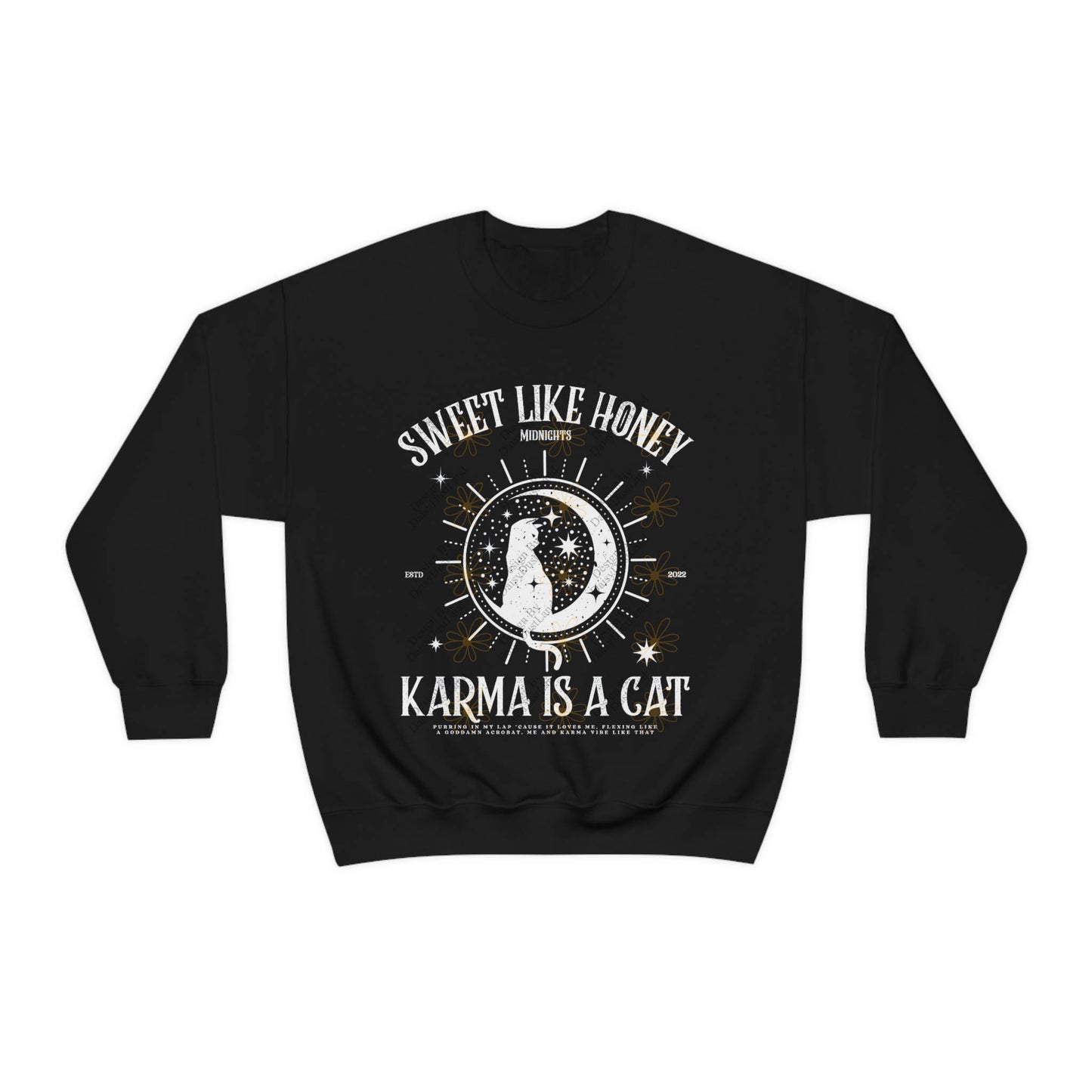 Karma Is a Cat Celestial Crewneck