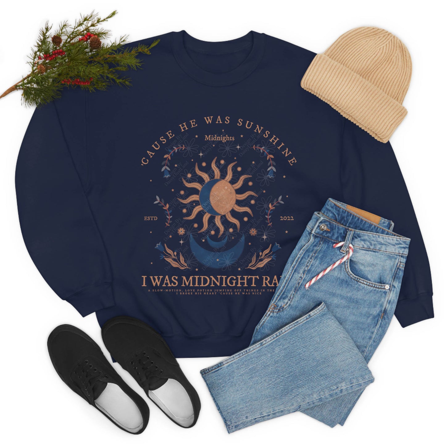 He was Sunshine I was Midnight Rain Crewneck