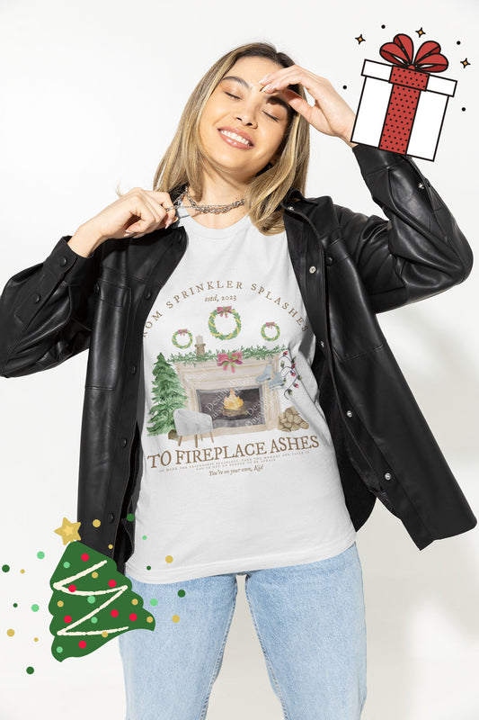 YOYOK Inspired Christmas Fireplace Tee