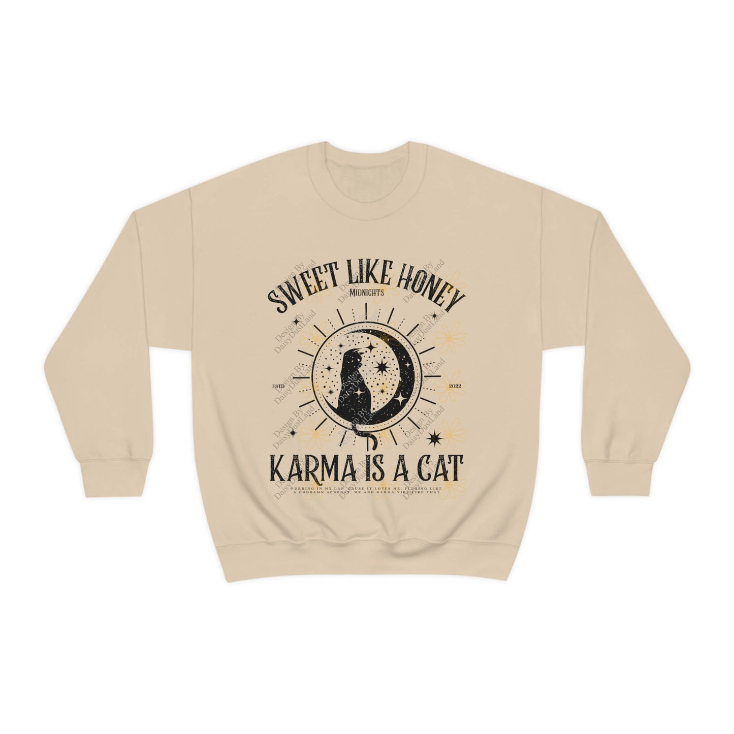 Karma Is a Cat Celestial Crewneck