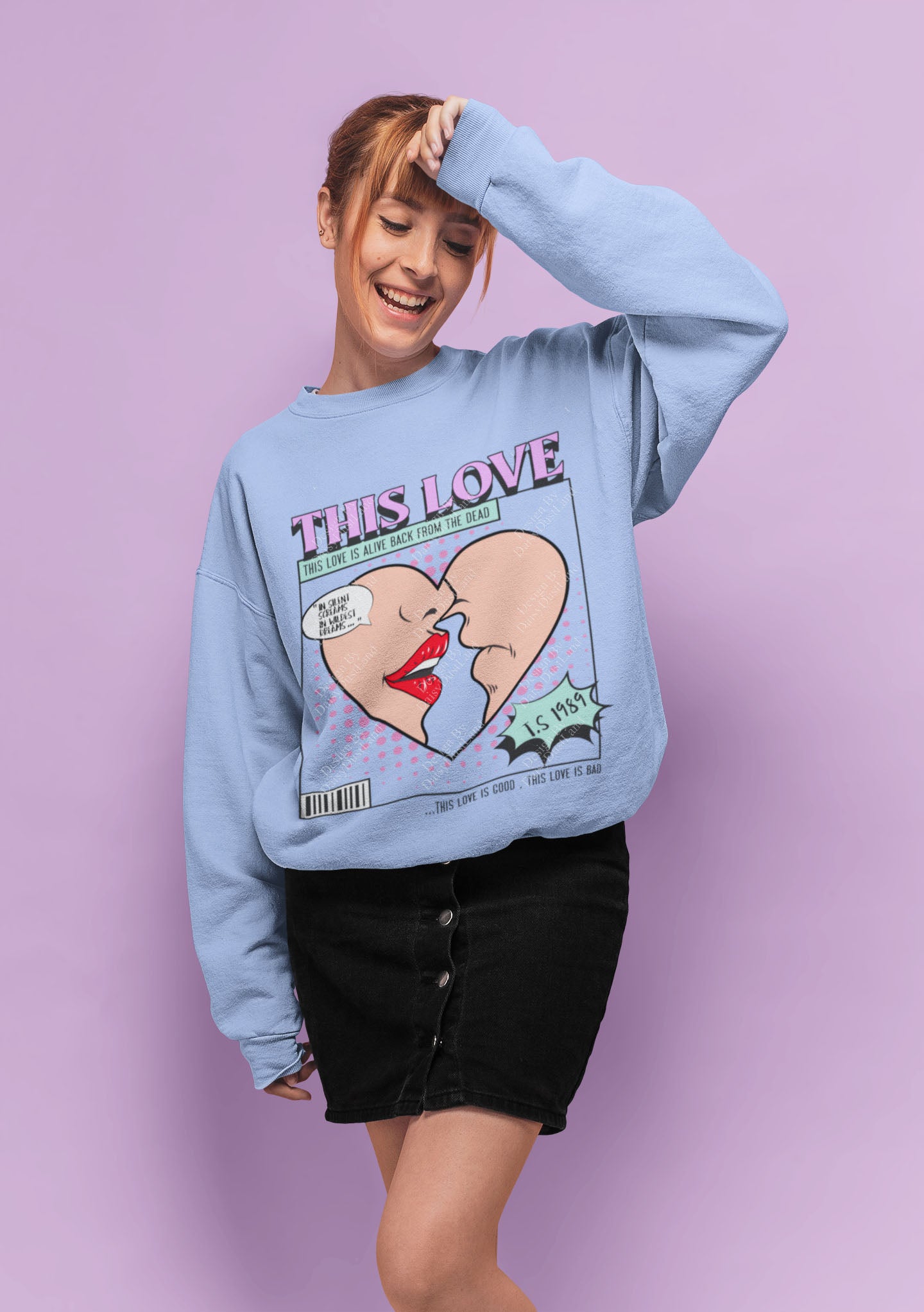 This Love Pop Art Graphic Sweatshirt