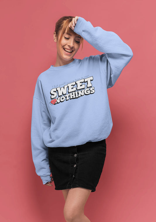 Sweet Nothing Running Heart Valentine's Day Themed Sweatshirt