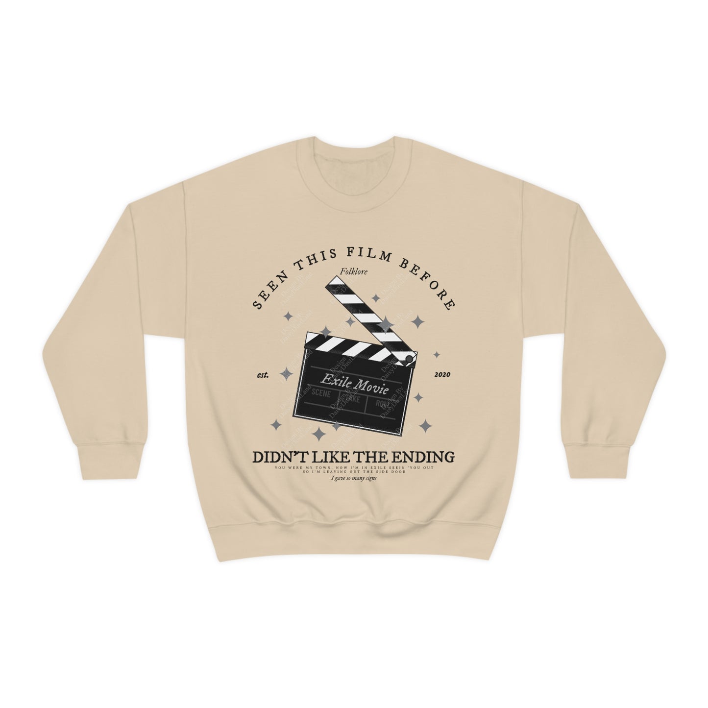 Exile Movie Clapperboard Graphic Sweatshirt