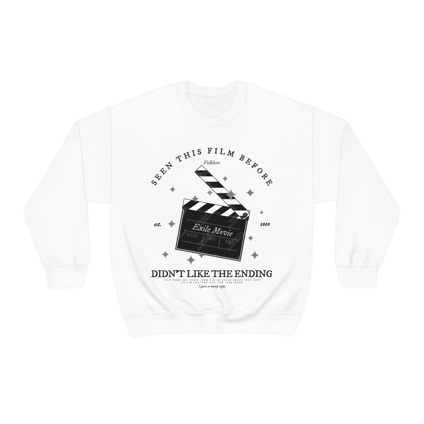 Exile Movie Clapperboard Graphic Sweatshirt