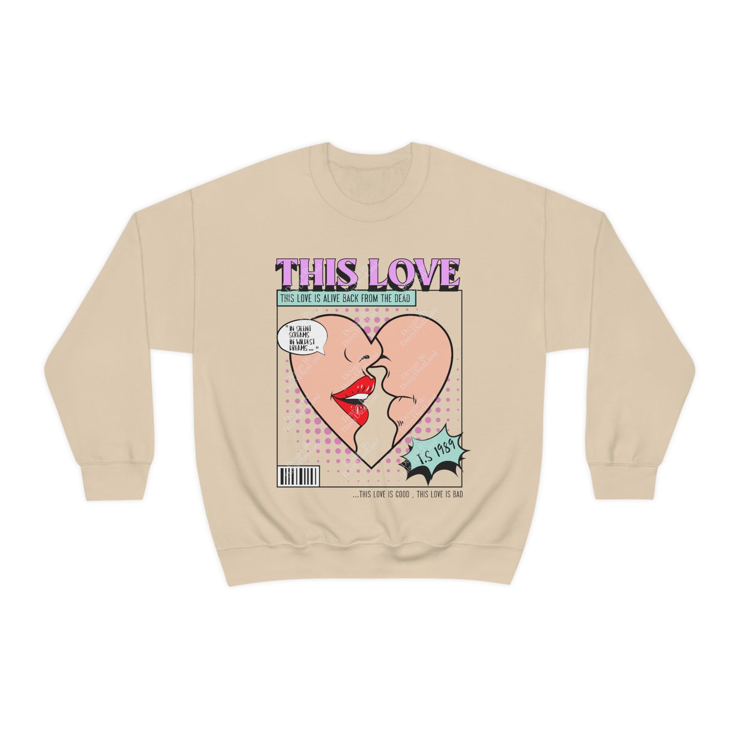 This Love Pop Art Graphic Sweatshirt