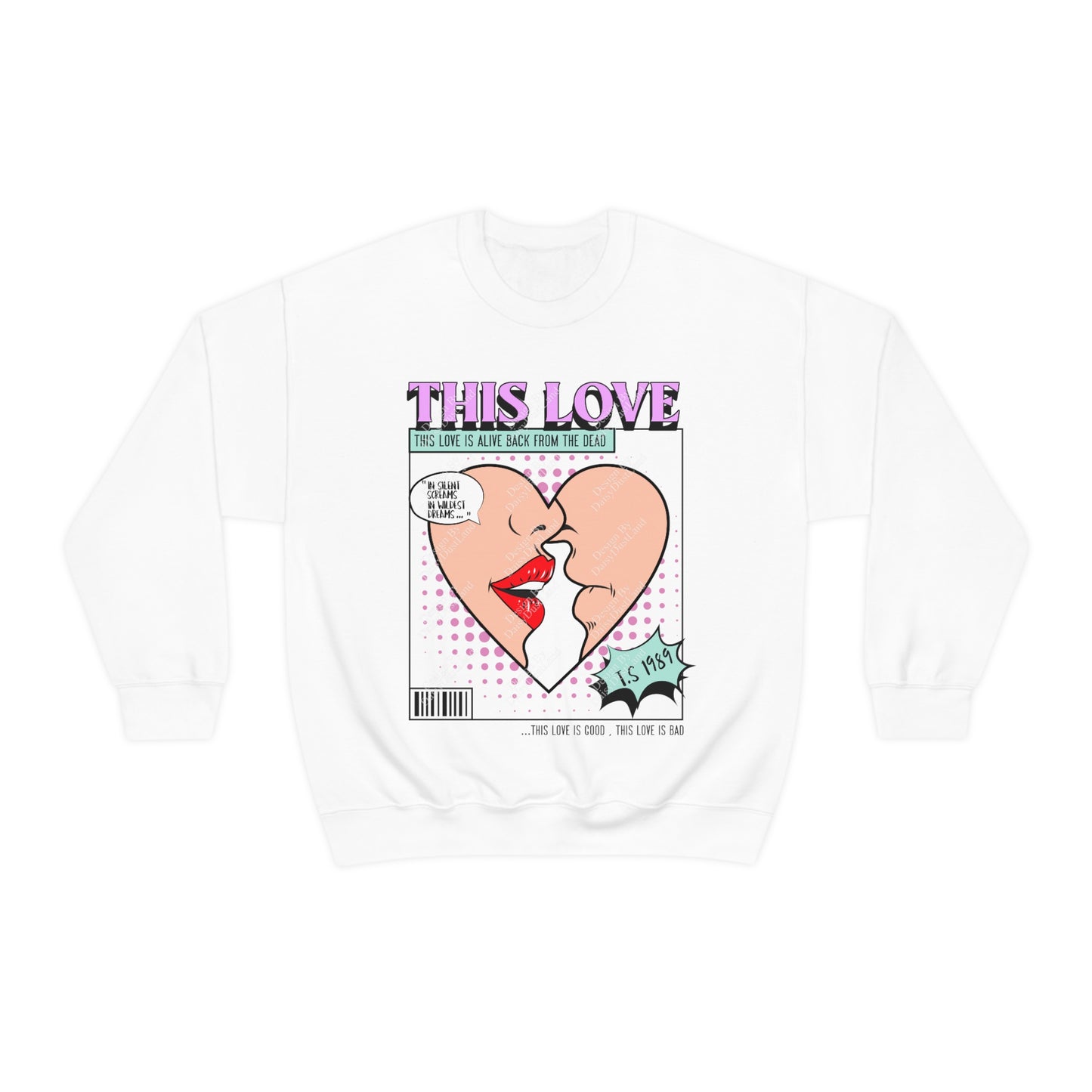 This Love Pop Art Graphic Sweatshirt