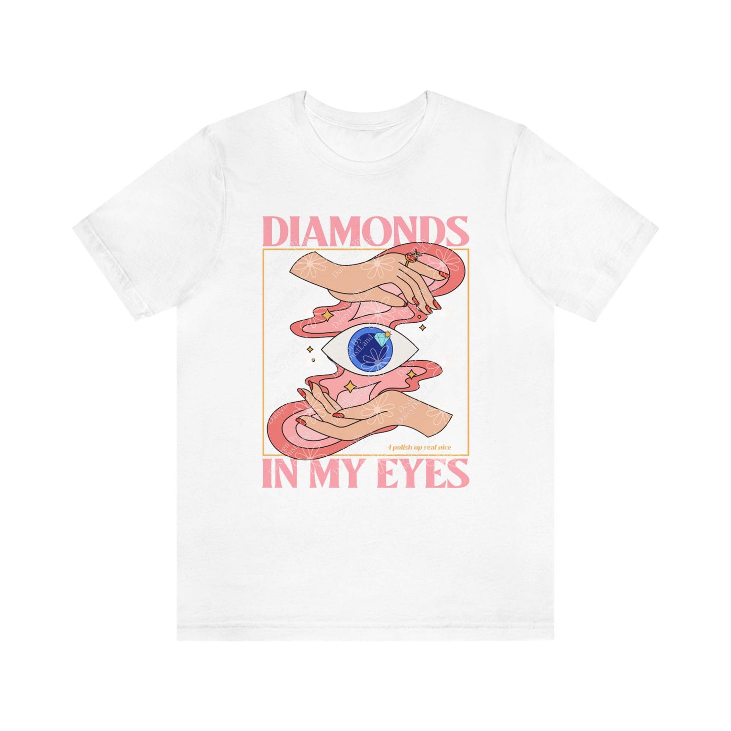 Diamonds In My Eyes Retro Graphic Tee